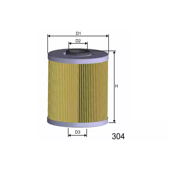 L587 - Oil filter 