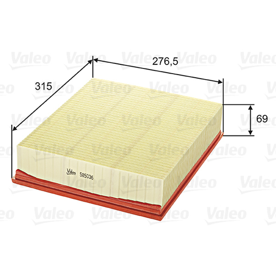 585036 - Air filter 