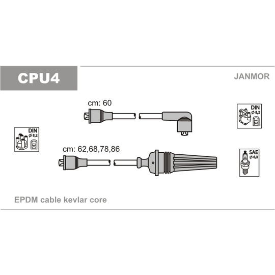 CPU4 - Ignition Cable Kit 