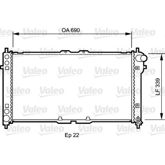 731472 - Radiaator, mootorijahutus 