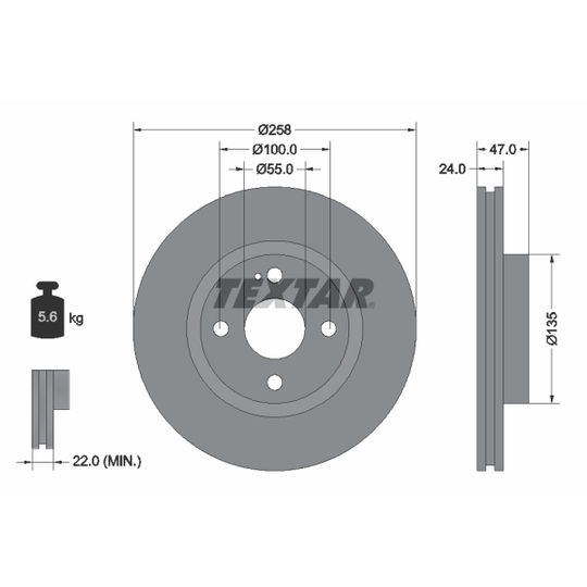 92103100 - Brake Disc 