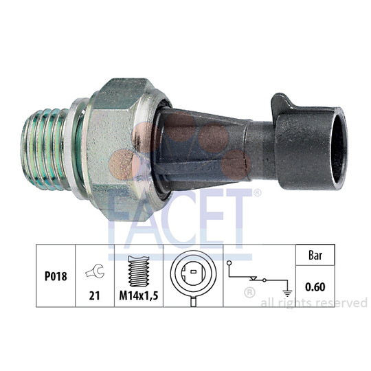 7.0129 - Oil Pressure Switch 