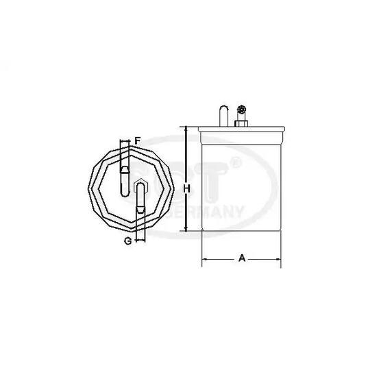 ST 390 - Fuel filter 