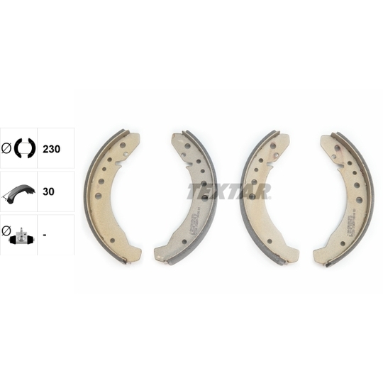 91007700 - Brake Shoe Set 