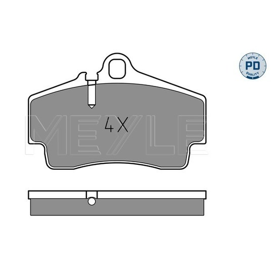 025 217 9216/PD - Brake Pad Set, disc brake 