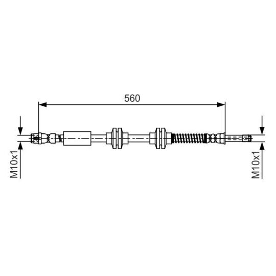 1 987 481 664 - Brake Hose 