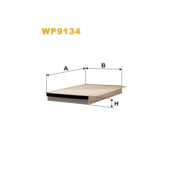 WP9134 - Filter, interior air 