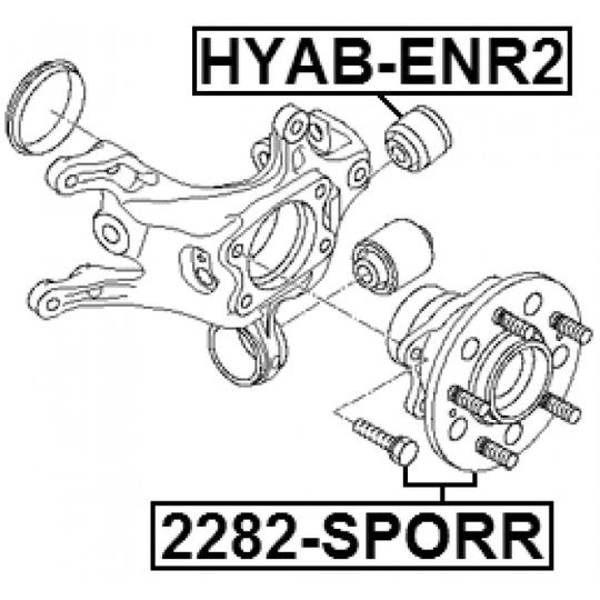 2282-SPORR - Wheel hub 