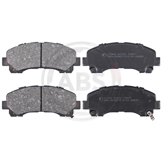 37943 - Brake Pad Set, disc brake 