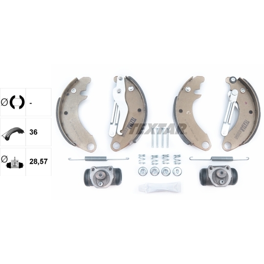 83000600 - Brake Shoe Set 