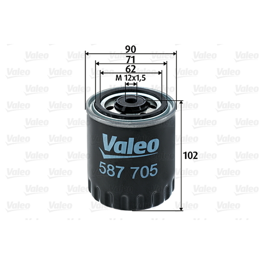 587705 - Fuel filter 