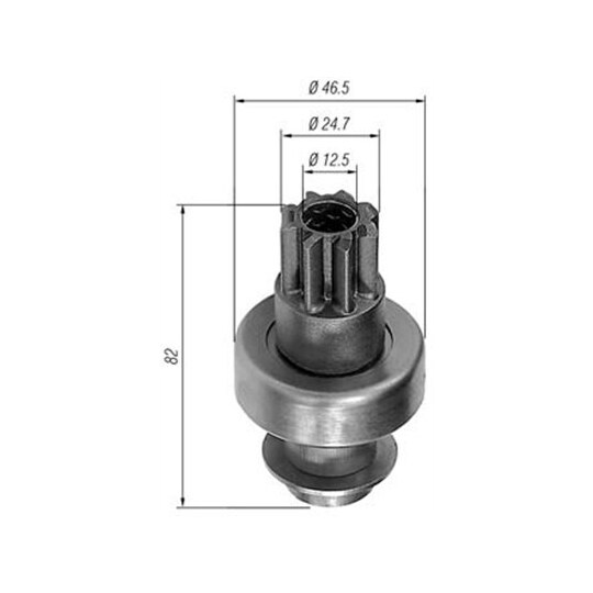 940113020235 - Starter pinion 