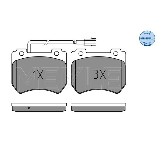 025 248 5215/W - Brake Pad Set, disc brake 