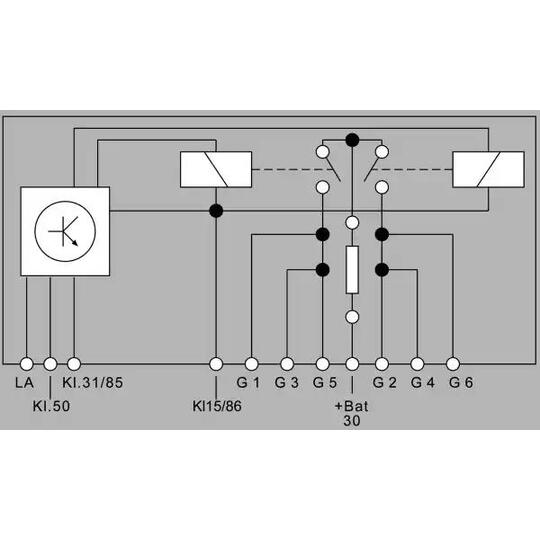 4RV 008 188-031 - Control Unit, glow plug system 