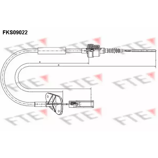 FKS09022 - Clutch Cable 