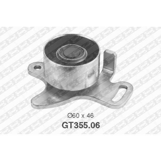 GT355.06 - Tensioner Pulley, timing belt 