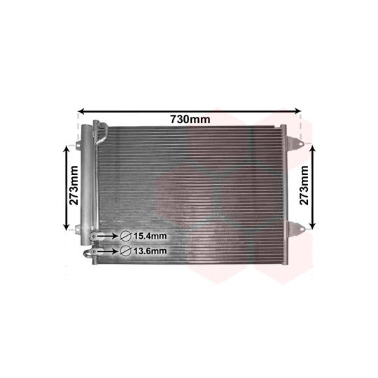 58005225 - Condenser, air conditioning 