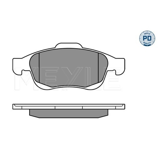 025 245 3818/PD - Brake Pad Set, disc brake 