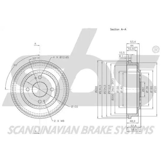 1825252603 - Brake Drum 