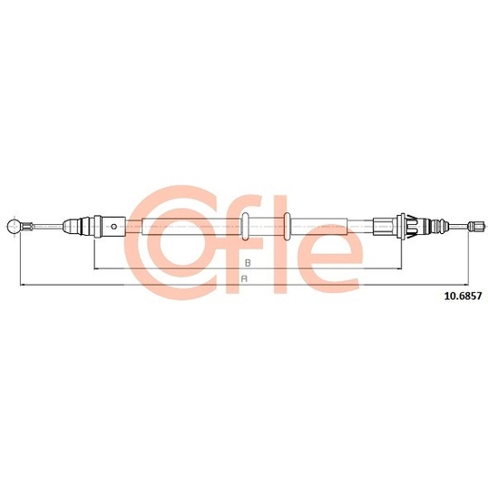 10.6857 - Cable, parking brake 