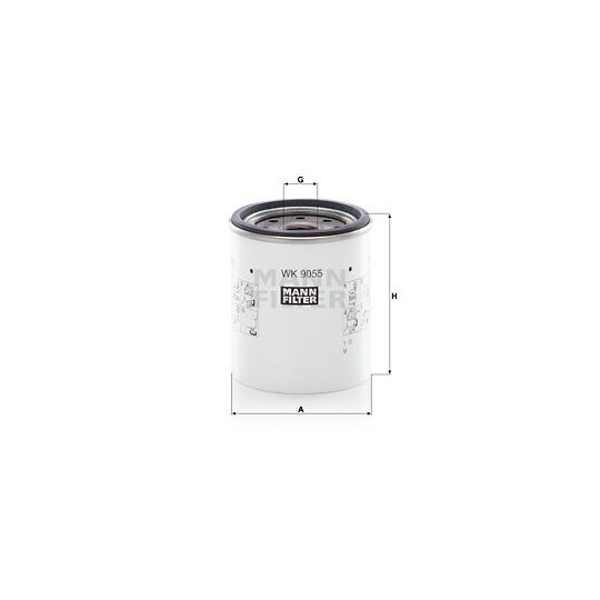 WK 9055 z - Fuel filter 