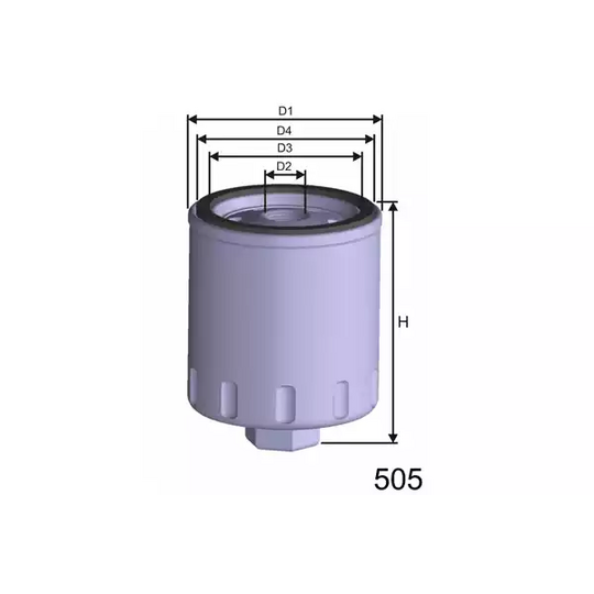 Z282 - Oil filter 