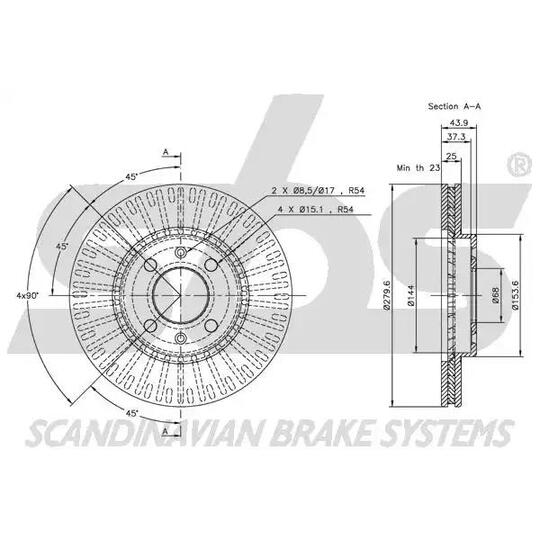 1815204108 - Brake Disc 