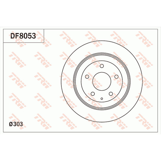 DF8053 - Brake Disc 