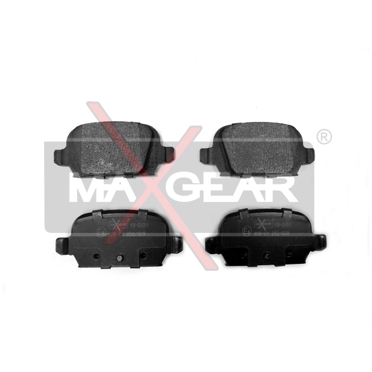 19-0451 - Brake Pad Set, disc brake 