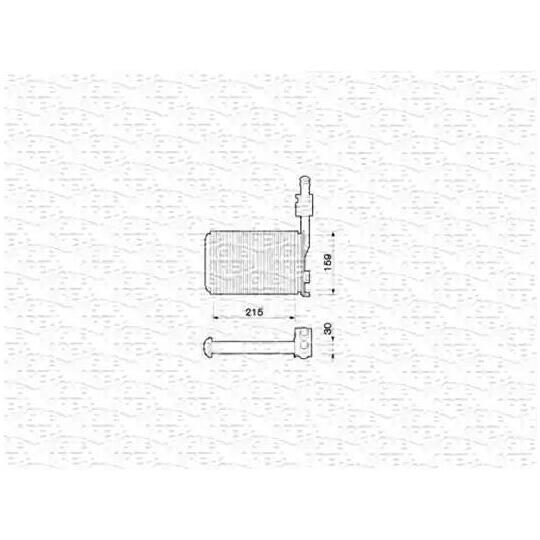 350218204000 - Heat Exchanger, interior heating 