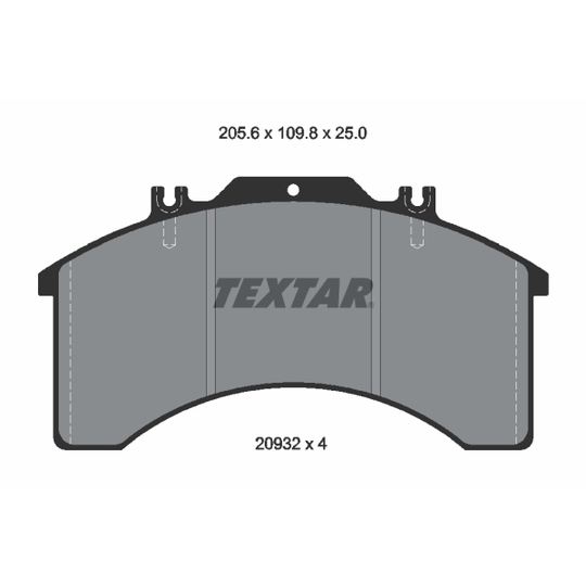 2903203 - Brake Pad Set, disc brake 