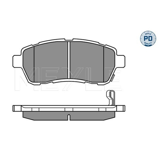 025 242 8316/PD - Brake Pad Set, disc brake 