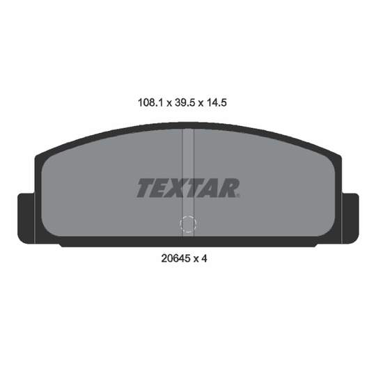 2064501 - Brake Pad Set, disc brake 