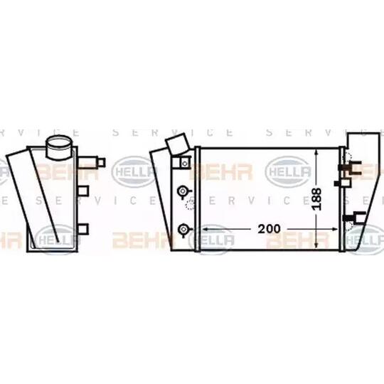 8ML 376 776-091 - Intercooler, charger 