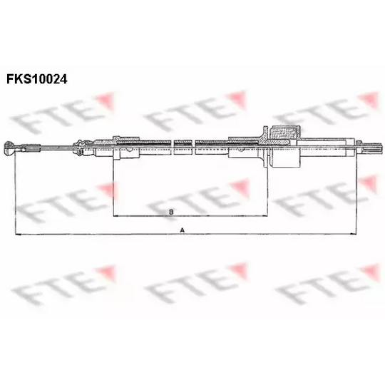 FKS10024 - Clutch Cable 