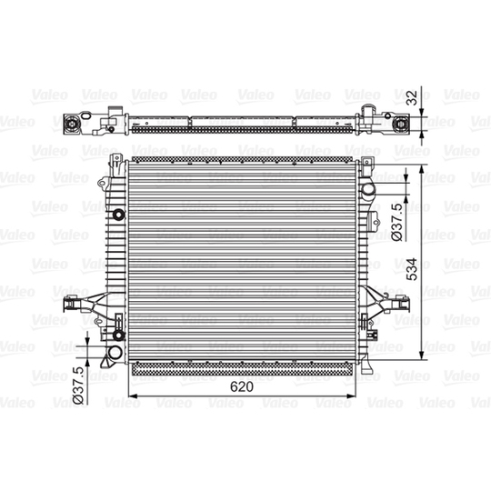 701539 - Radiator, engine cooling 