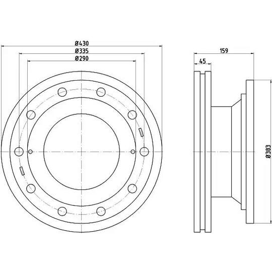 CVD555 - Brake Disc 