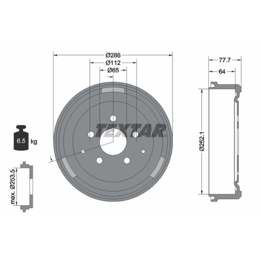 94008300 - Brake Drum 