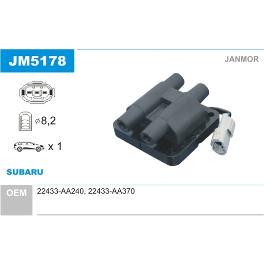 JM5178 - Ignition coil 