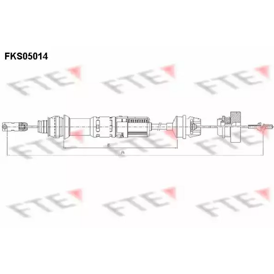 FKS05014 - Clutch Cable 