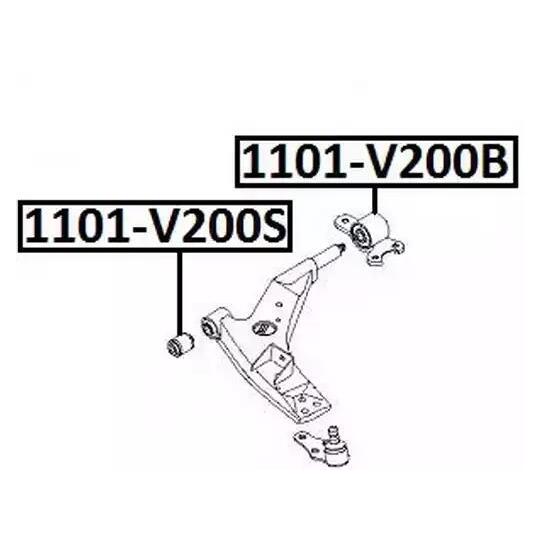 1101-V200B - Control Arm-/Trailing Arm Bush 