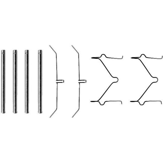 82046700 - Tillbehörssats, skivbromsbelägg 