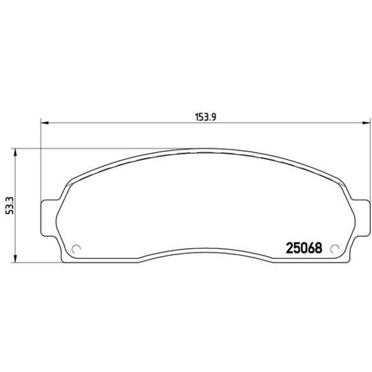 P 24 081 - Brake Pad Set, disc brake 