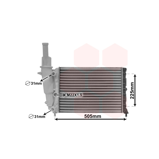 17002138 - Radiator, engine cooling 