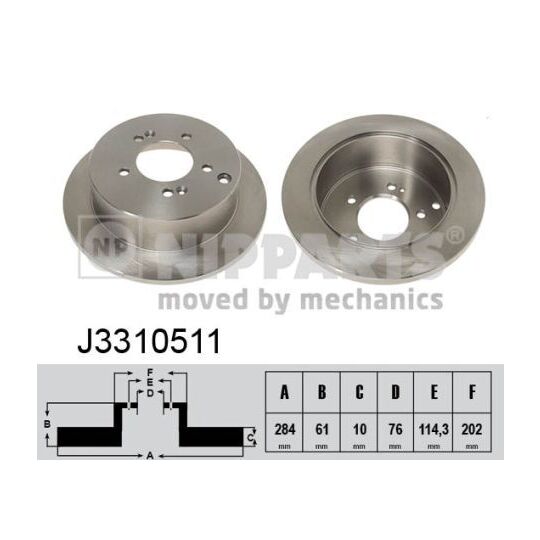 J3310511 - Brake Disc 