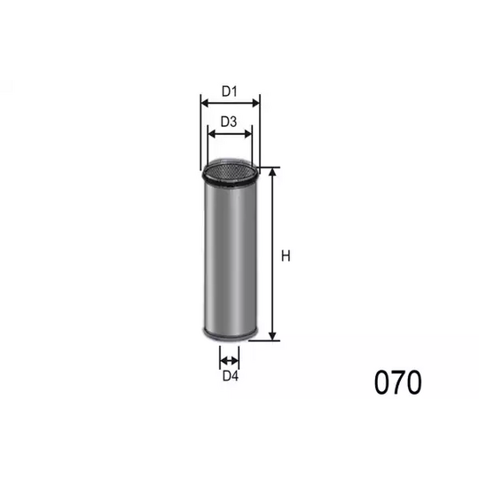 R443 - Sekundärluftfilter 