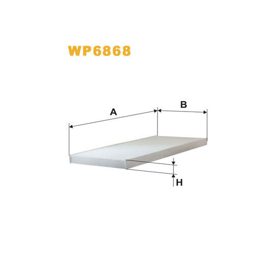 WP6868 - Filter, interior air 