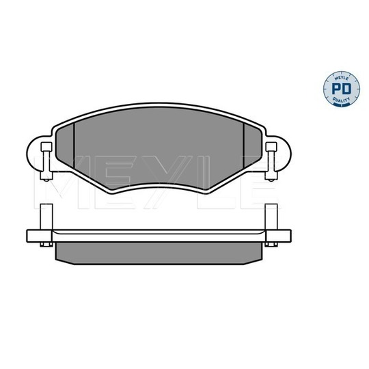 025 233 4017/PD - Brake Pad Set, disc brake 