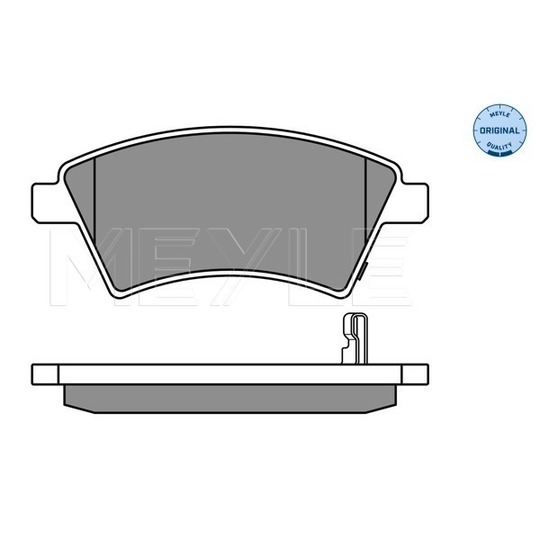 025 243 9116/W - Brake Pad Set, disc brake 