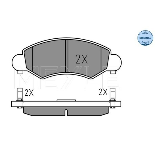 025 232 5316/W - Brake Pad Set, disc brake 